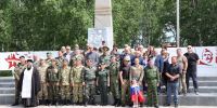 1 июля у мемориала Славы прошёл митинг, посвященный Дню ветеранов боевых действий. - Город Тулун