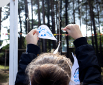 В память о трагедии в Беслане в парке Мира 3 сентября провели акцию «Мы против терроризма».